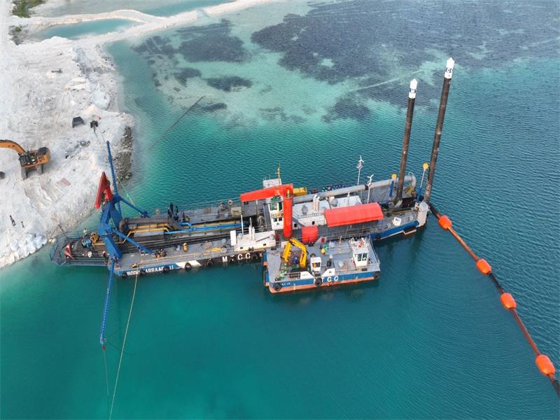 HID-CSD-7530Cutter Suction Dredger Open Sea Dredging Operation For Hard Soil，Coral Reefs，Rocks Cutting