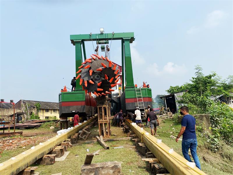 river dredger