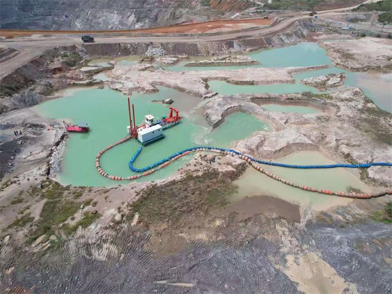 La draga de succión y corte totalmente eléctrica HID impulsa un proyecto de recuperación de cobre y cobalto en la República Democrática del Congo.