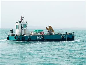 Multifunktions-Schlepperboot aus Stahl, das Schiffsarbeitsboot für Baggerprojekte unterstützt