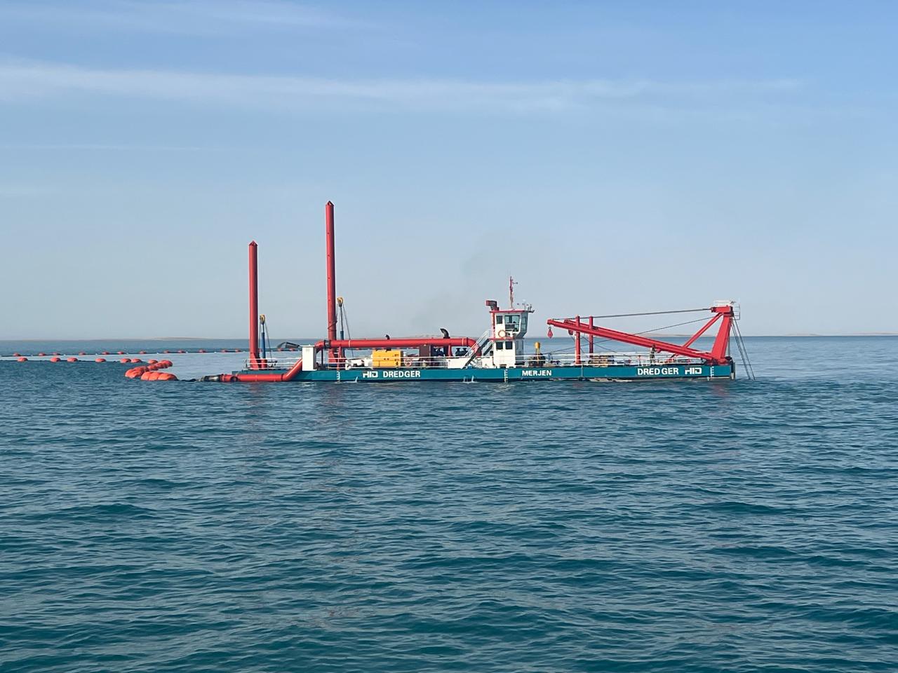 रेत / मिट्टी / बजरी कटर सक्शन ड्रेजर