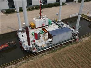 Barcazas elevadoras versátiles modelo HID JP1000 para construcción marina