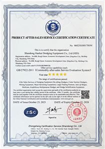 Certificare de servicii post-vânzare de cinci stele