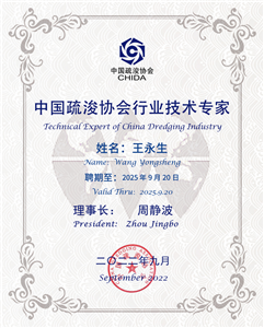 Expert tehnic în industria de dragare din China