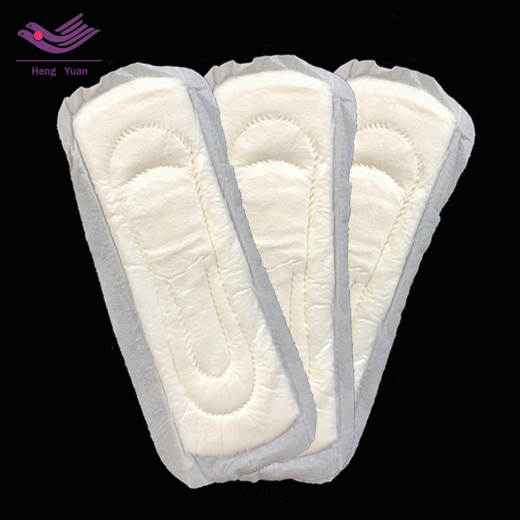 Supply 240mm Straight Sanitary Napkins Pads without Wings Wholesale Factory China HengYuan