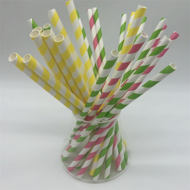 Supply Eco Disposable Tea Paper Straw Biodegradable Drink Straws