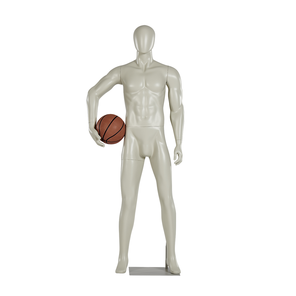 Mannequins de basket-ball sportifs masculins