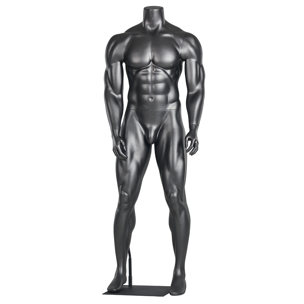 Headless Male Fiberglass Muscular Mannequin
