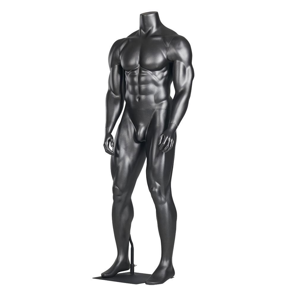 Headless Male Fiberglass Muscular Mannequin