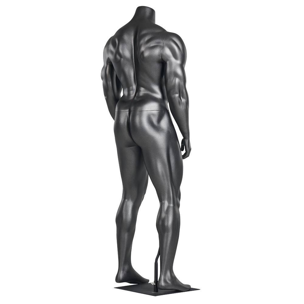 Headless Male Fiberglass Muscular Mannequin