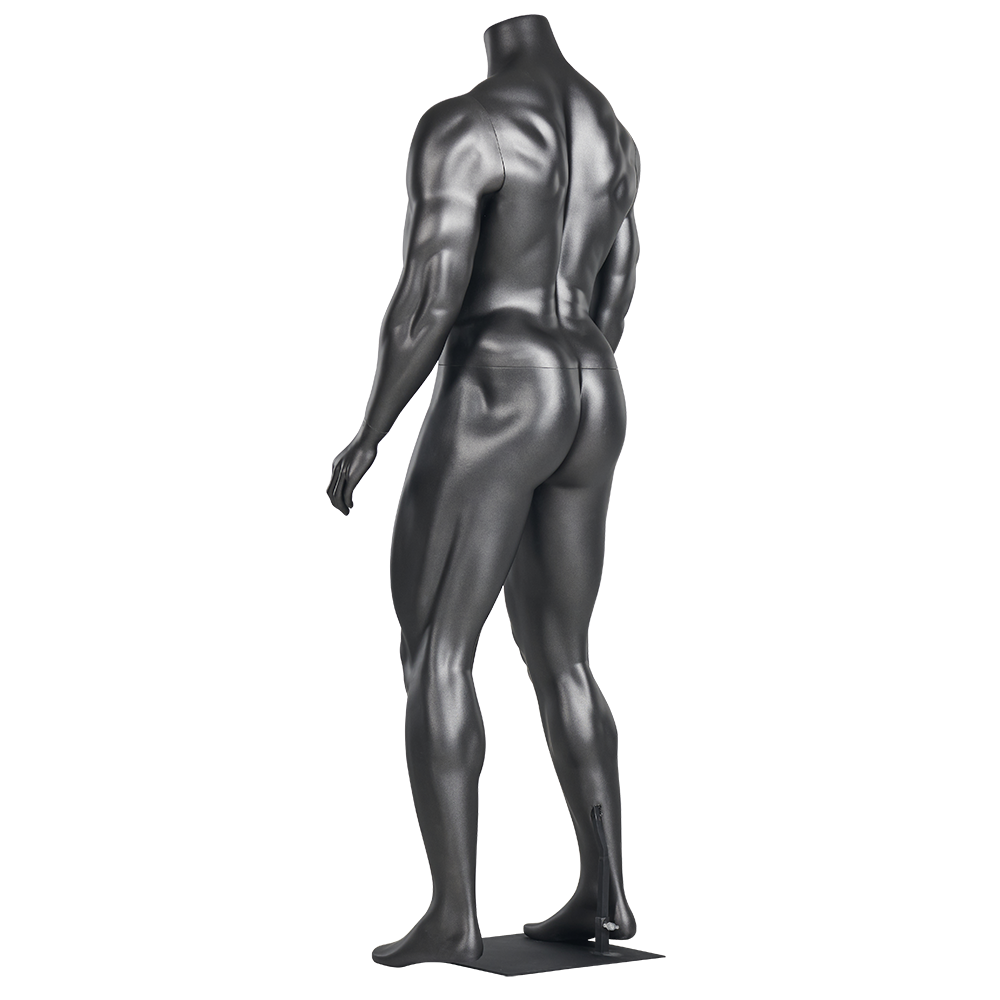 Headless Male Fiberglass Muscular Mannequin