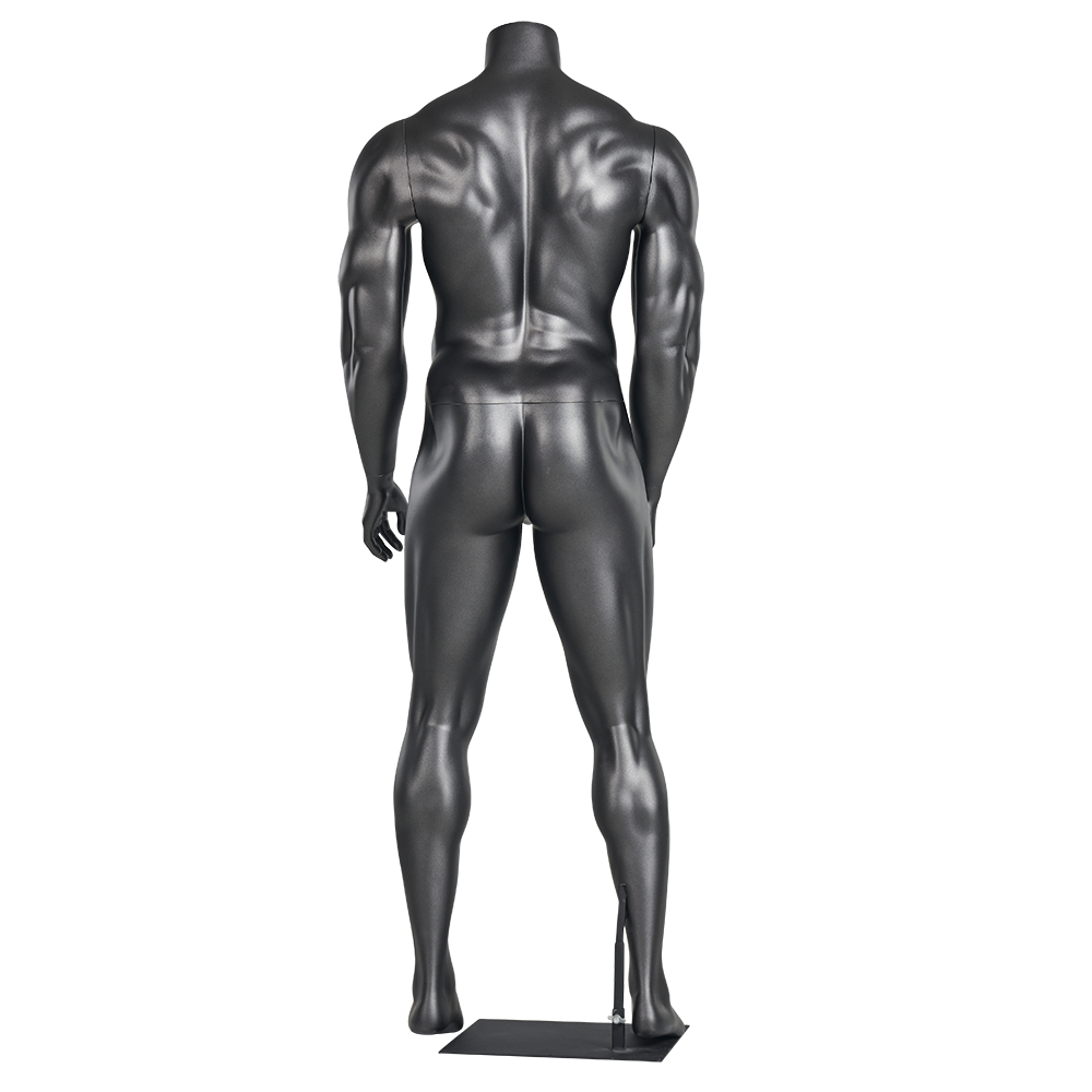 Headless Male Fiberglass Muscular Mannequin