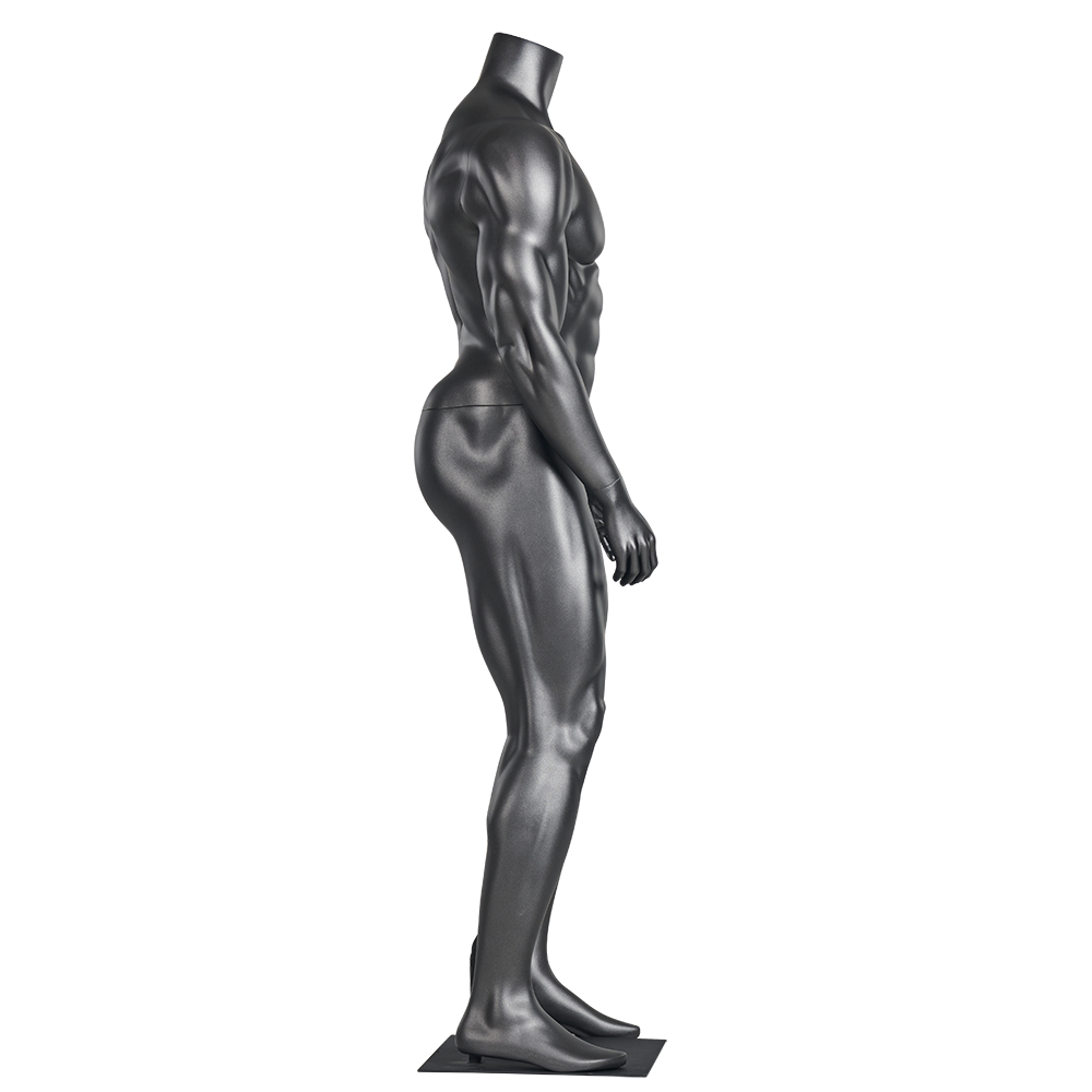 Headless Male Fiberglass Muscular Mannequin