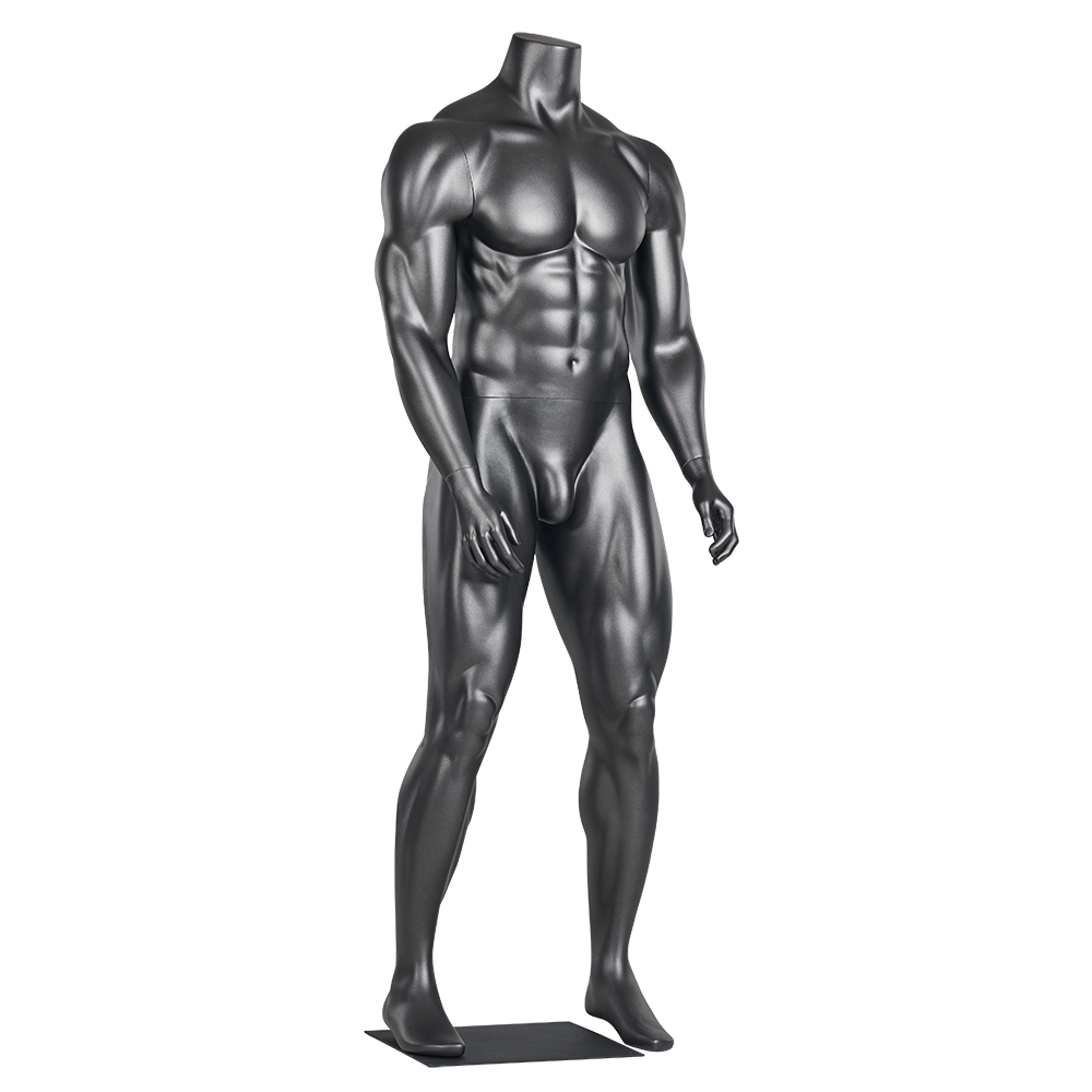 Headless Male Fiberglass Muscular Mannequin