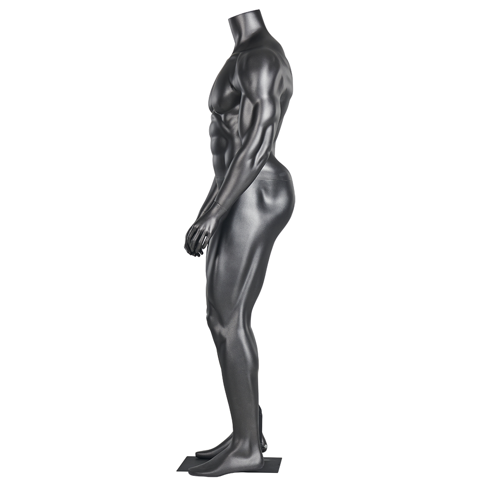 Headless Male Fiberglass Muscular Mannequin