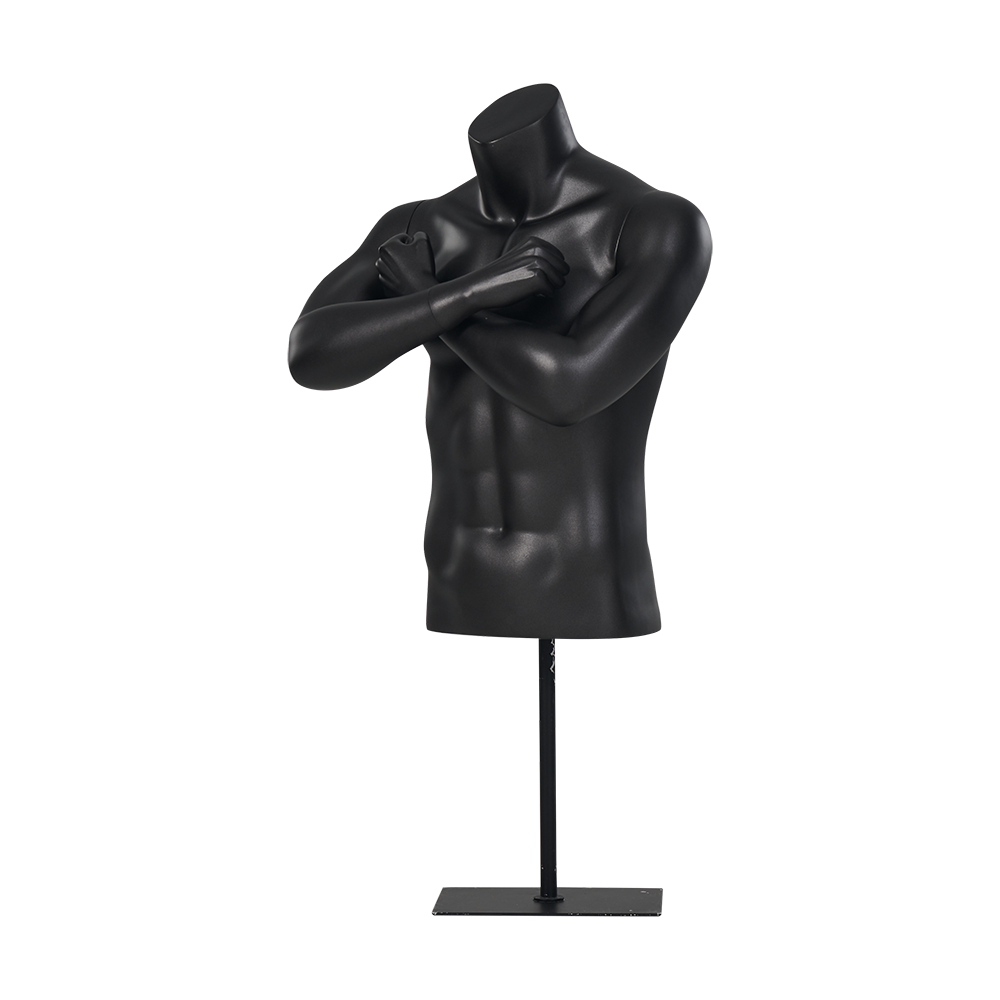 Male Sport Accessory Torso Mannequin With Head