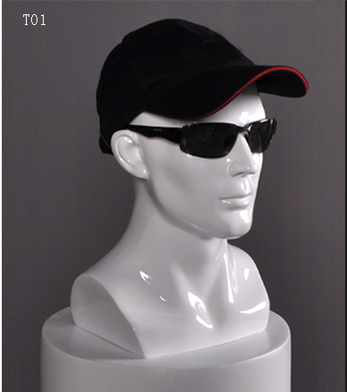 Window Decorative Head Mannequin Torso For Hats