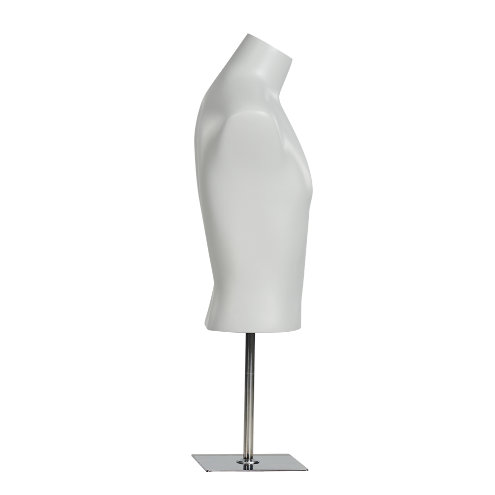 Store Window Fiberglass Half Body Male Mannequins