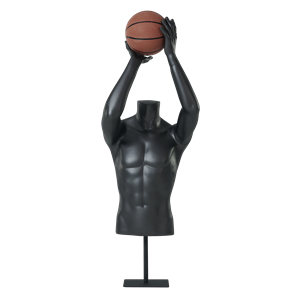 Manequim de basquete masculino com torso superior