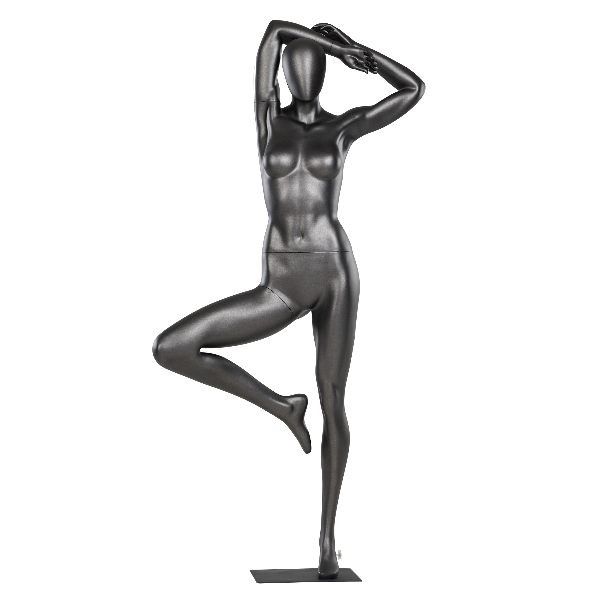 Mannequin athlétique en fibre de verre pour femme