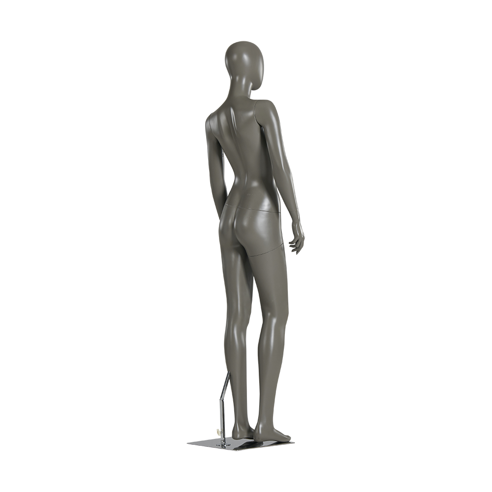Shop Window Flexible Ladies Mannequin with egg head