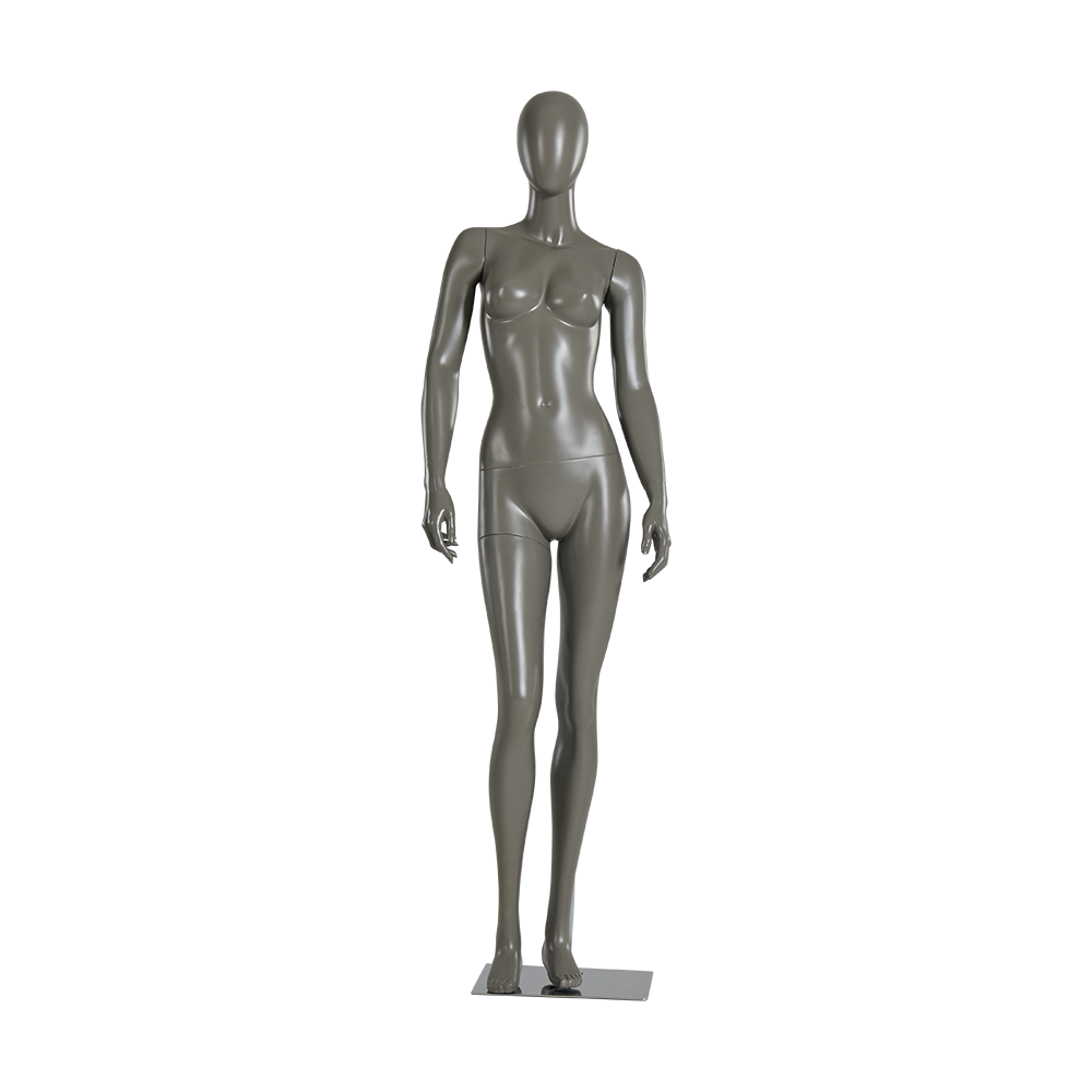 Shop Window Flexible Ladies Mannequin with egg head