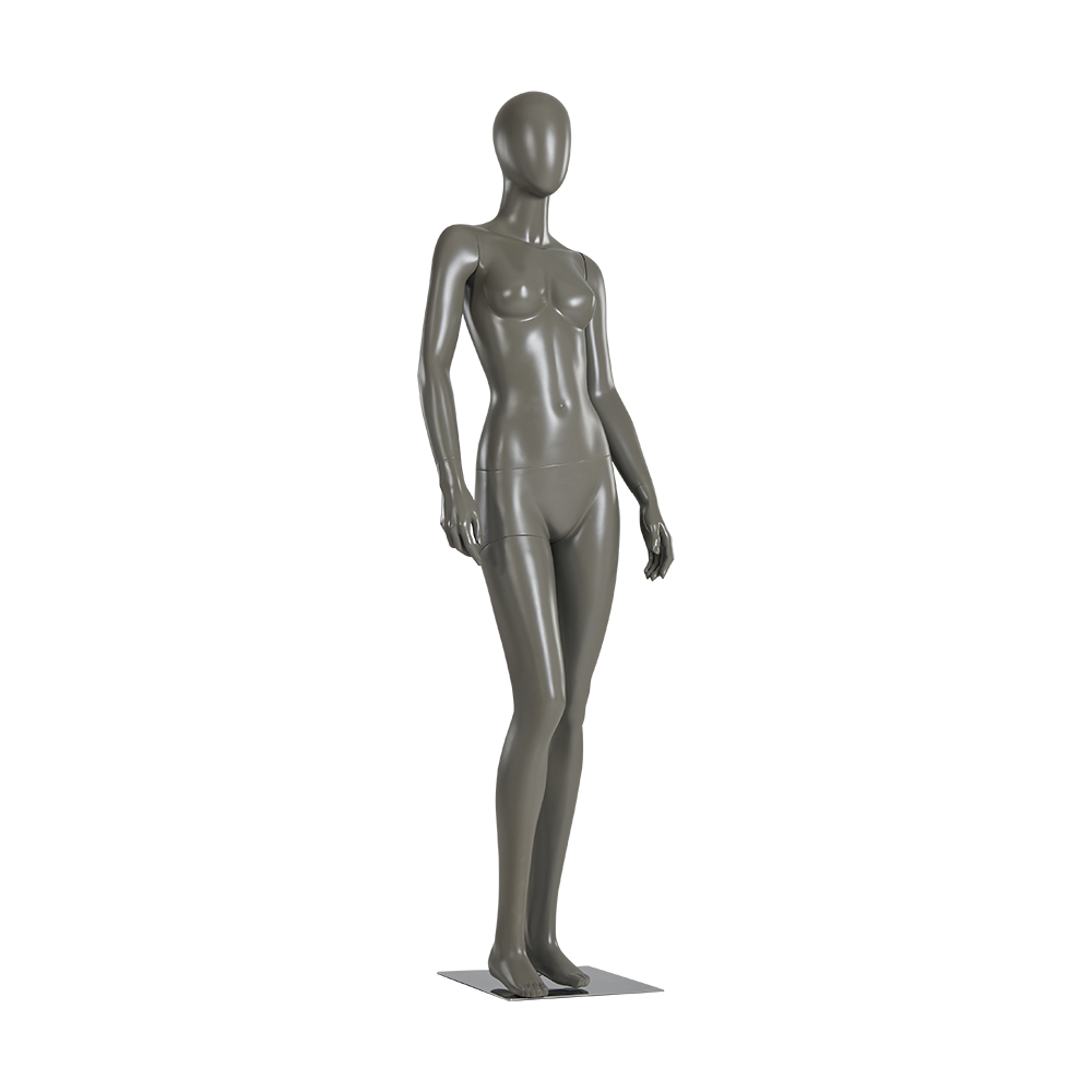 Shop Window Flexible Ladies Mannequin with egg head