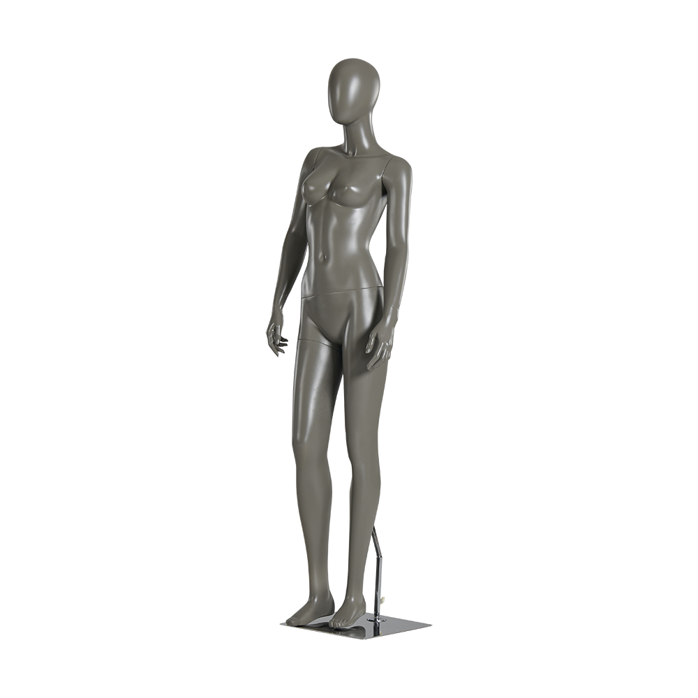 Shop Window Flexible Ladies Mannequin with egg head