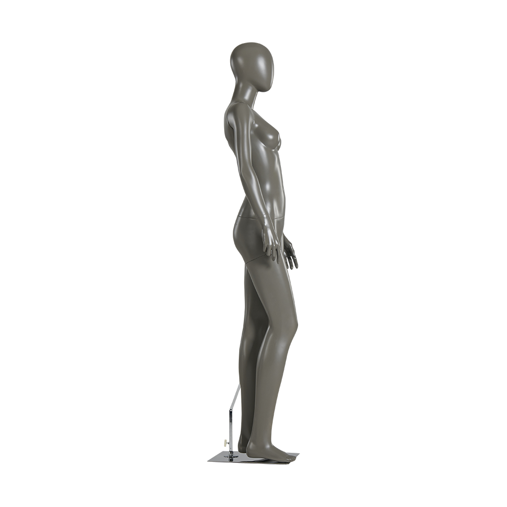 Shop Window Flexible Ladies Mannequin with egg head