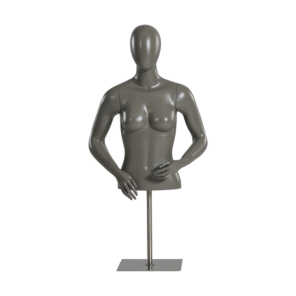 Mannequins de demi-torse féminin à prix d'usine
