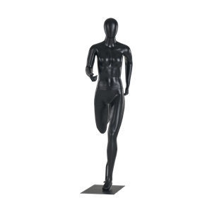 Mannequin de course à pied féminin athlétique de vitrine