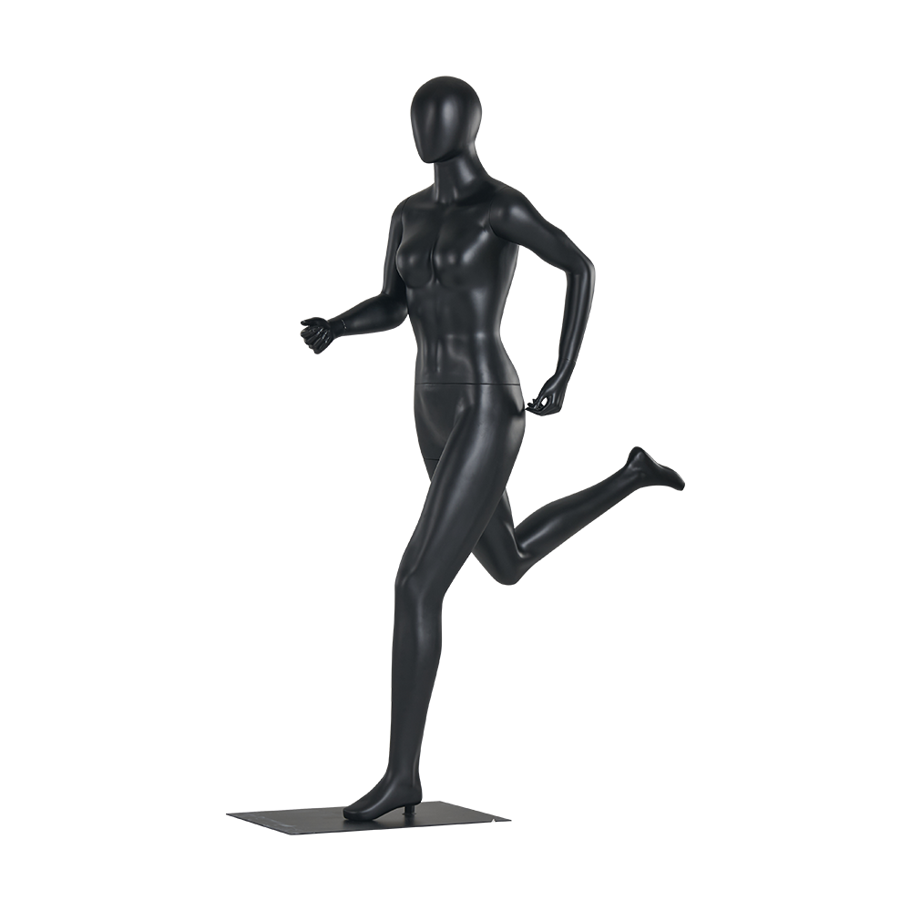 Shop Window Athletic female Running Mannequin