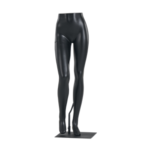 Pied d'affichage féminin en fibre de verre, jambe de torse de mannequin