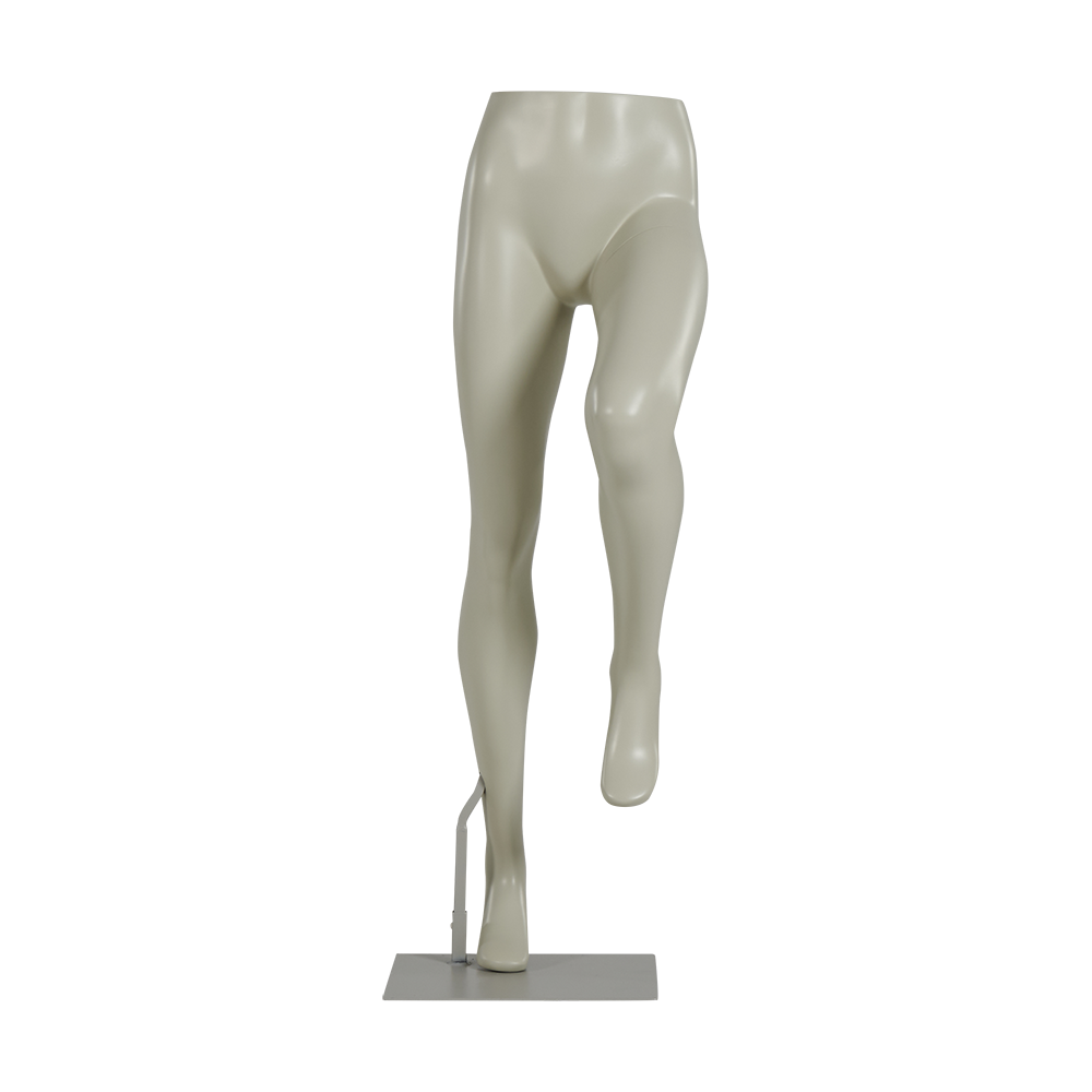 أرجل عارضة أزياء تعرض الجزء السفلي من الجسم من الألياف الزجاجية