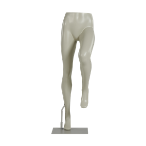 Jambes de mannequin d'affichage de magasin de corps inférieur en fibre de verre
