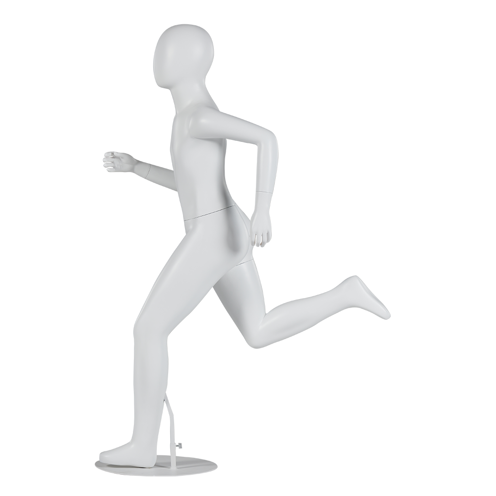 Fiberglass Running Child Mannequin