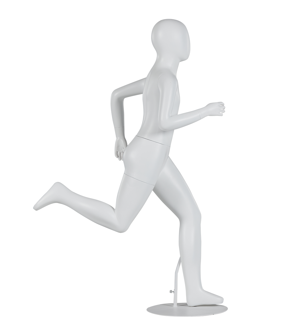 Fiberglass Running Child Mannequin