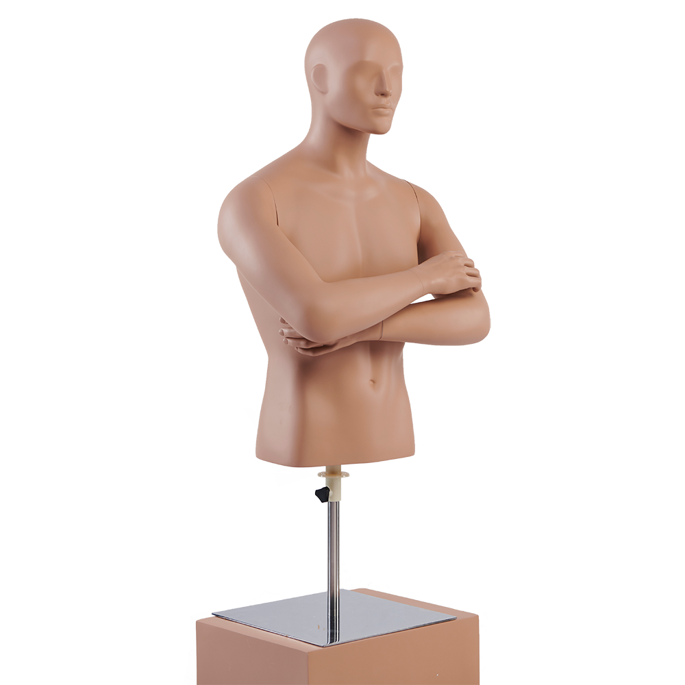 Half Body Male Torso Dummy Dress Form Tailoring