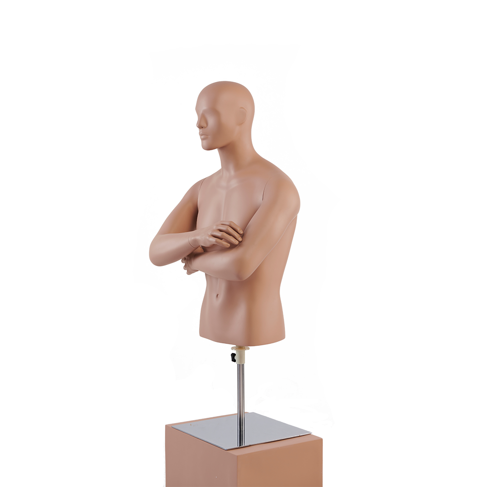 Half Body Male Torso Dummy Dress Form Tailoring