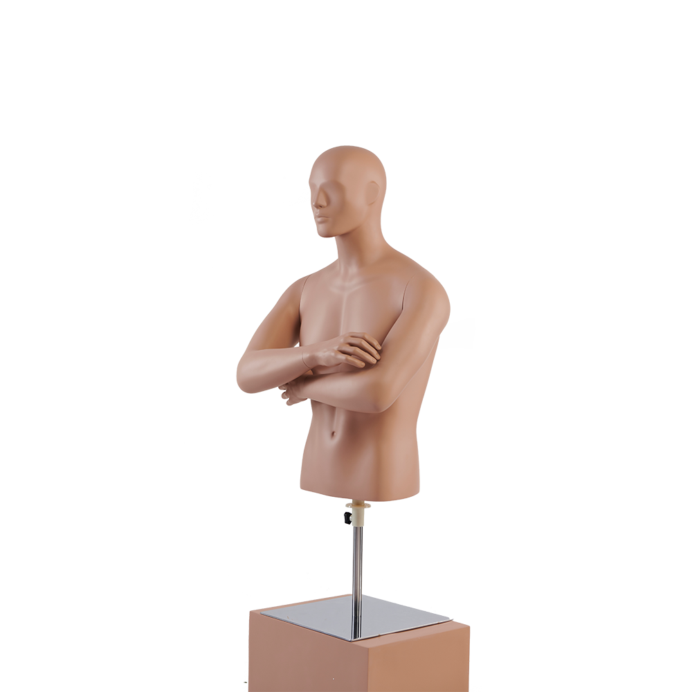 Half Body Male Torso Dummy Dress Form Tailoring