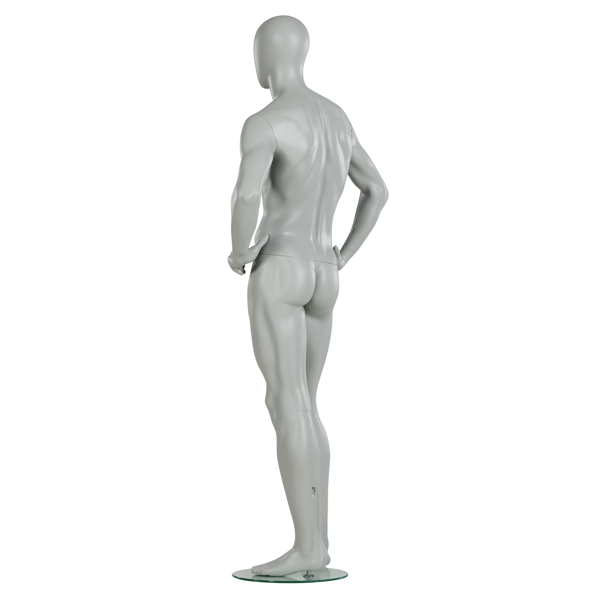 Standing Male Fashion Mannequins With Egg Head
