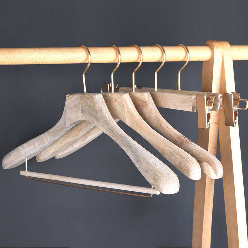 Wooden Pants Hangers for Pant Skirts Slacks