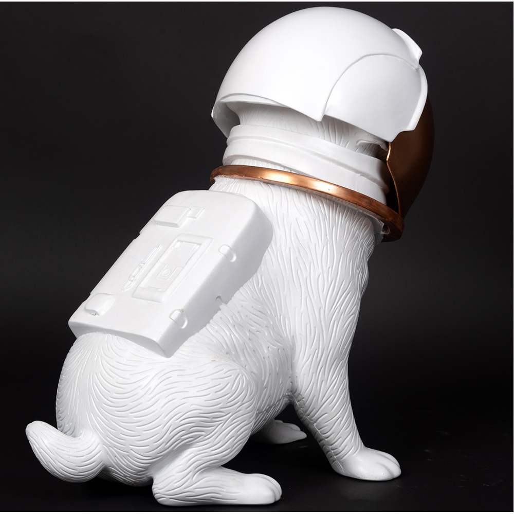 Realistic Chrome Dog Mannequin