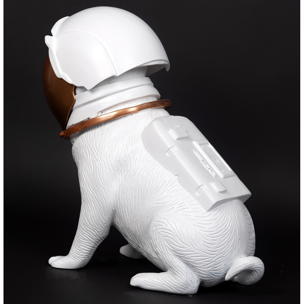 Realistic Chrome Dog Mannequin