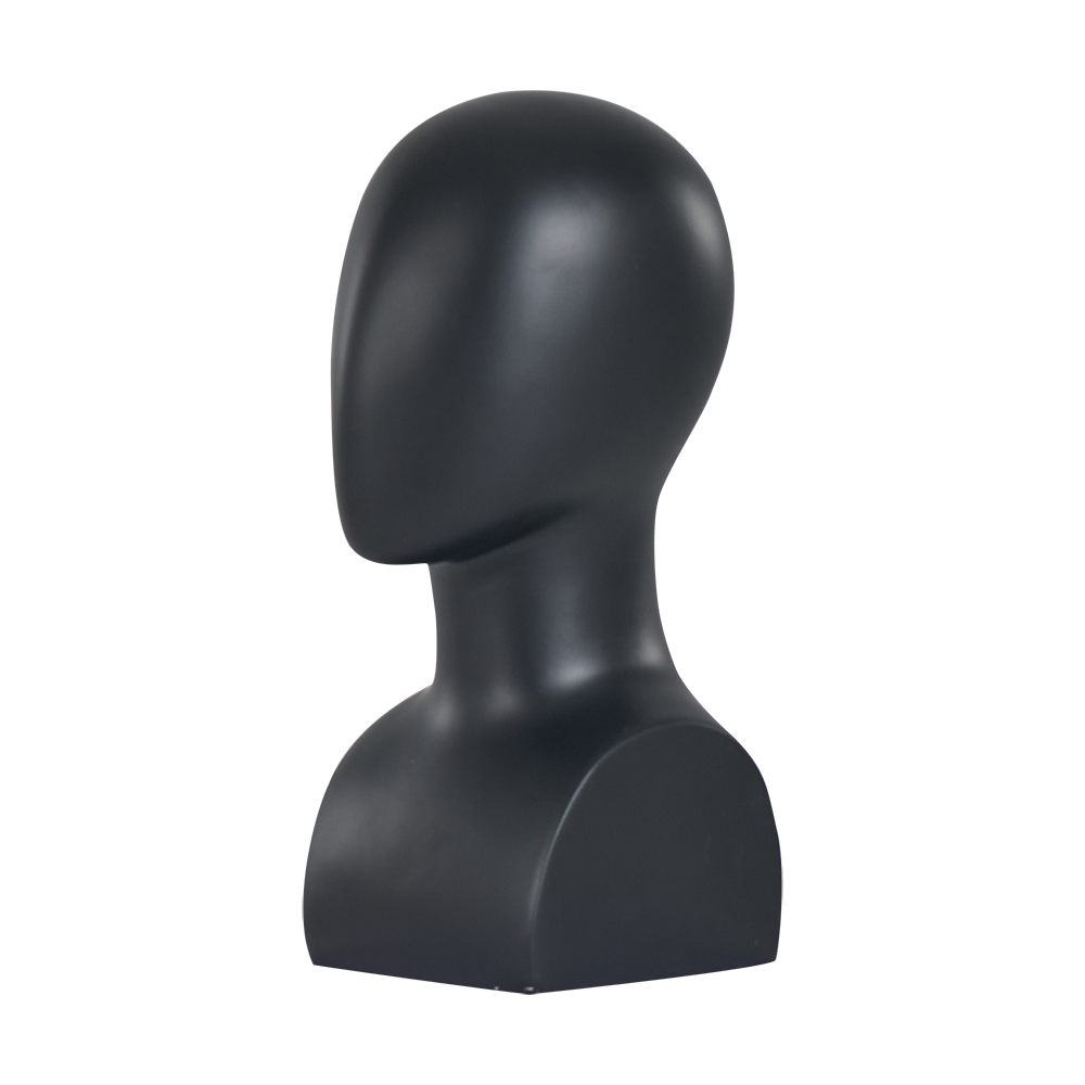 Customize Torso Fiberglass Faceless Mannequin Head For Hat
