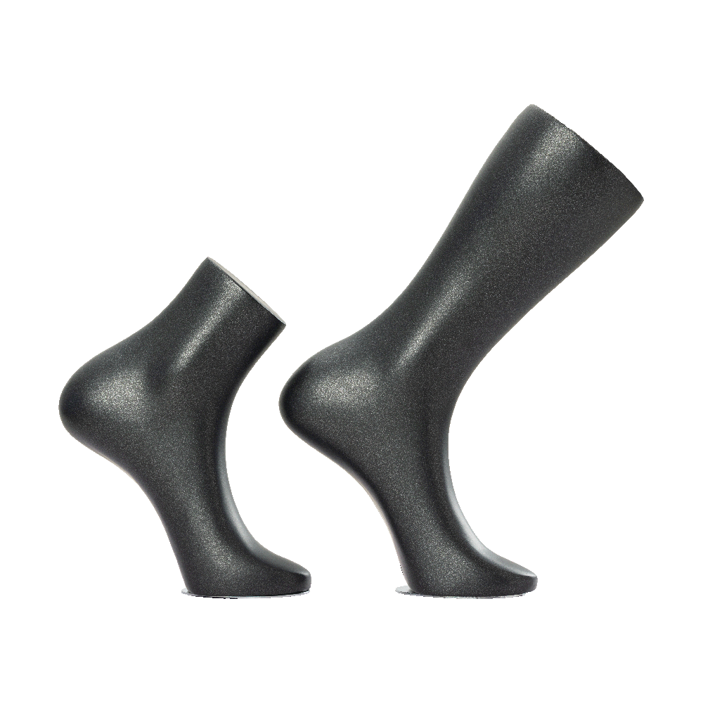 Manekin kaki Fiberglass Sock Display yang disesuaikan Berbagai ukuran ion