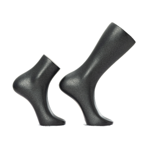 Manequins personalizados do pé da exposição da meia da fibra de vidro íon múltiplo do tamanho