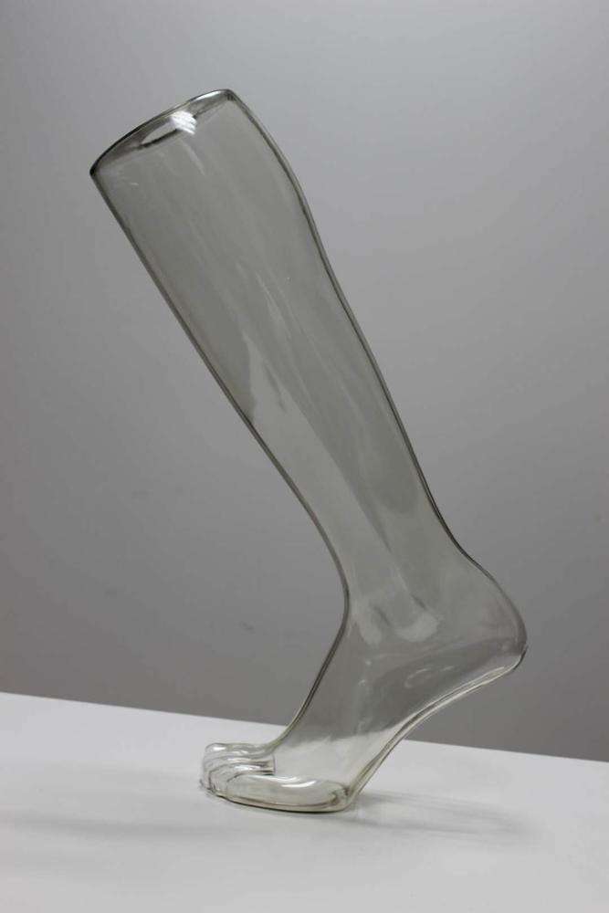 transparent PVC foot mannequin sock display