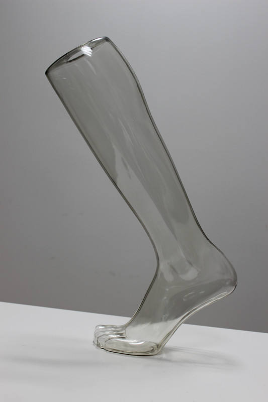 transparent PVC foot mannequin sock display