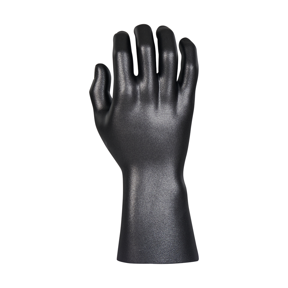 Black Plastic Male Realistic Mannequin Hand For Glove Display